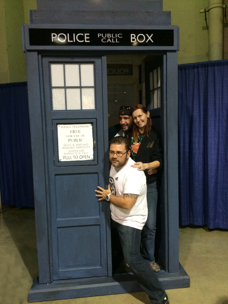 We have arrived in the TARDIS at Longbeach Comic Expo 2015!